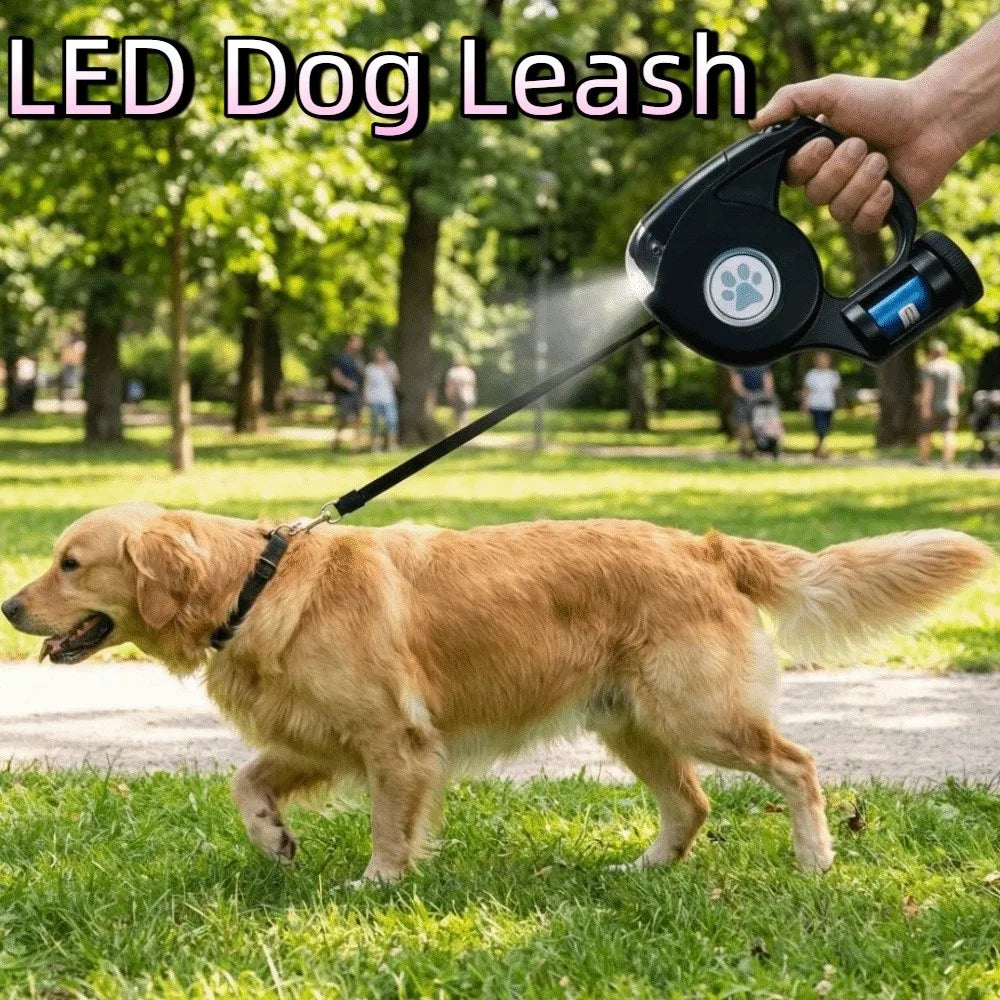 Smart Retractable Dog Leash