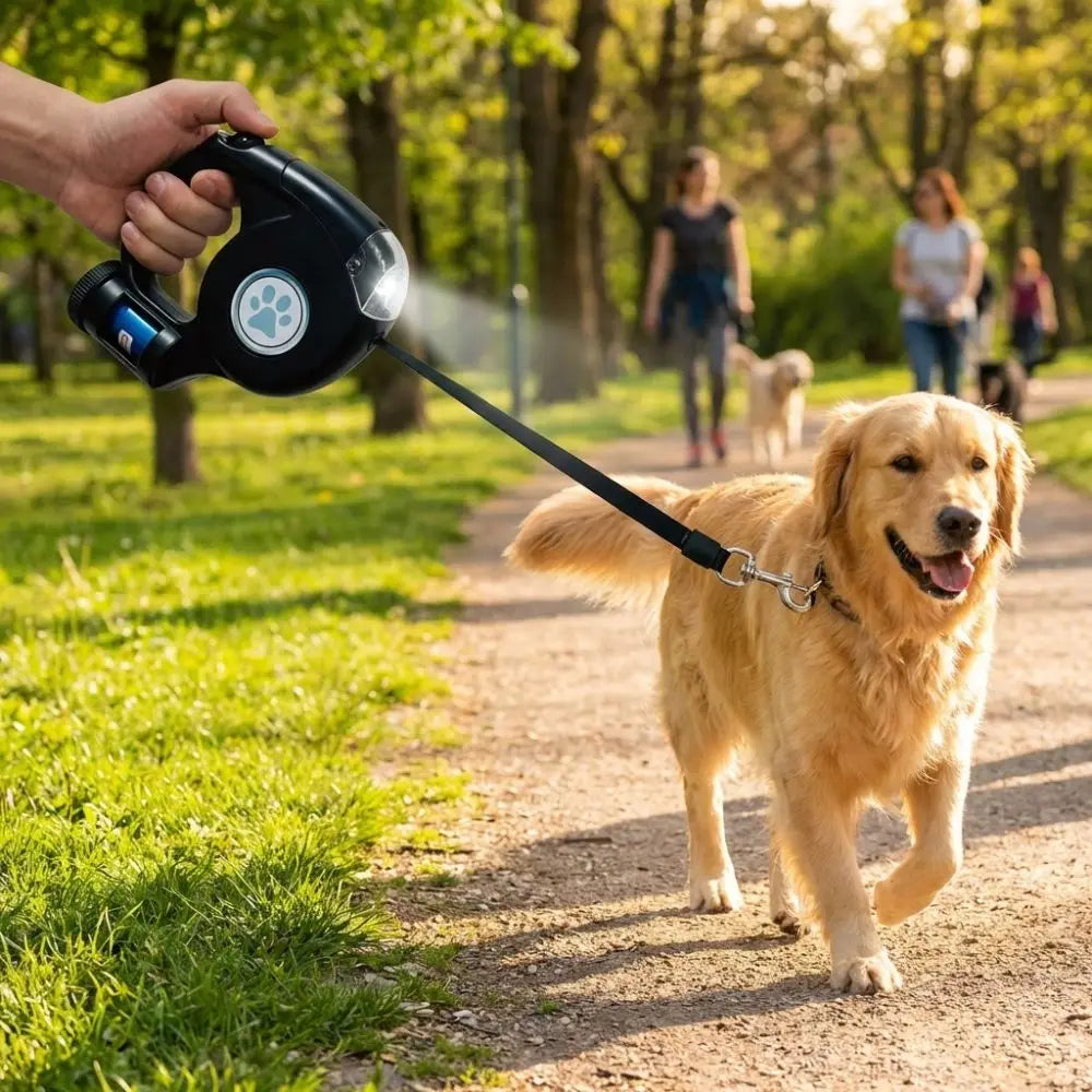 Smart Retractable Dog Leash