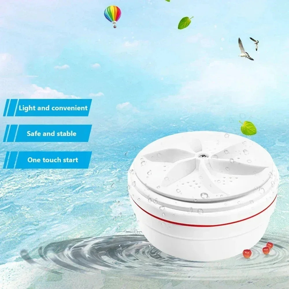 Mini Turbo Washer for Easy Laundry